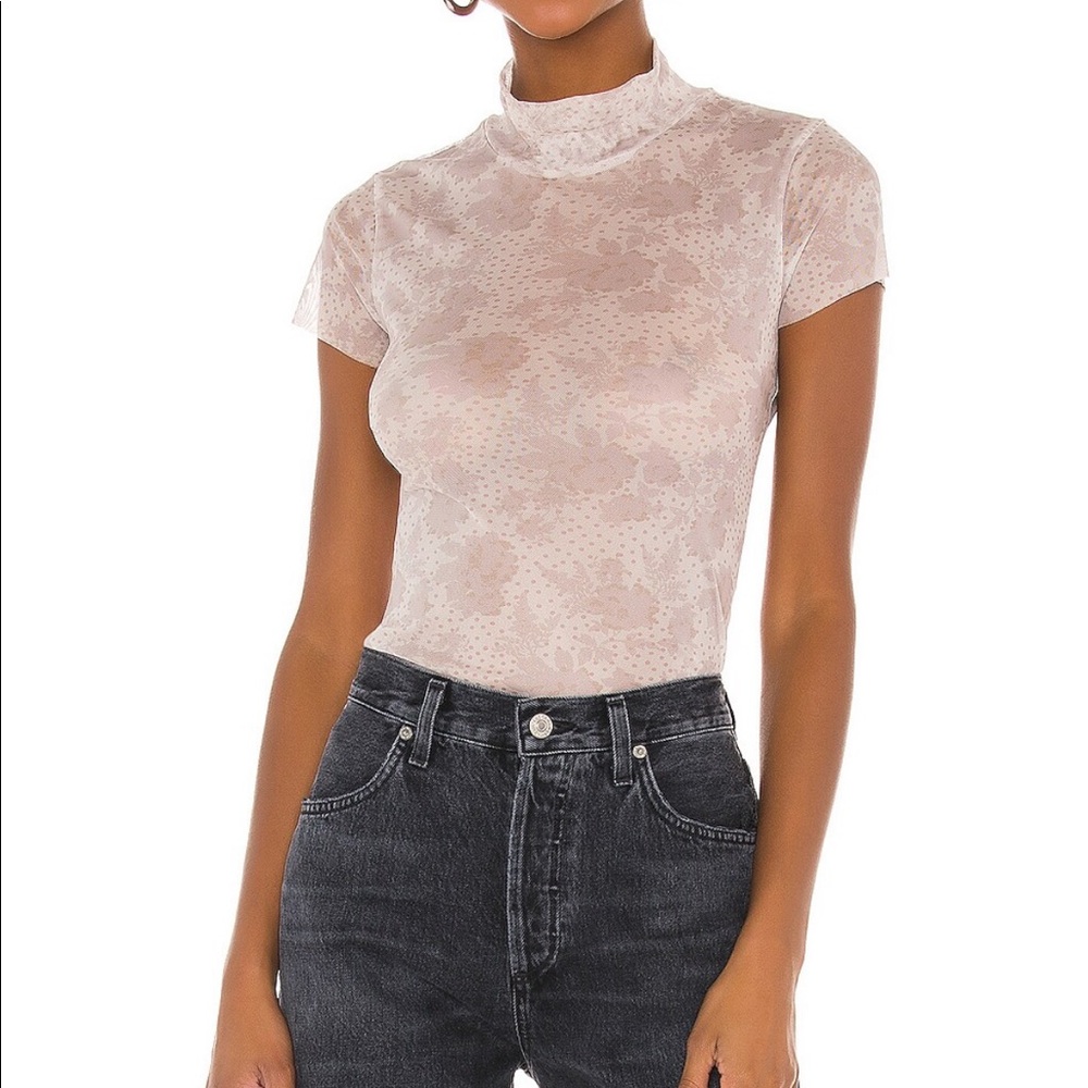 Free people new with tags mesh shirt